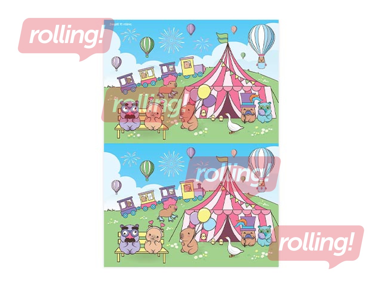 Krāsojamā grāmata Happy Color, Kapi Fun 