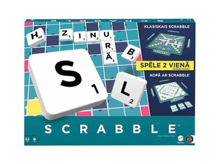 Настольная игра Scrabble, лат.яз.