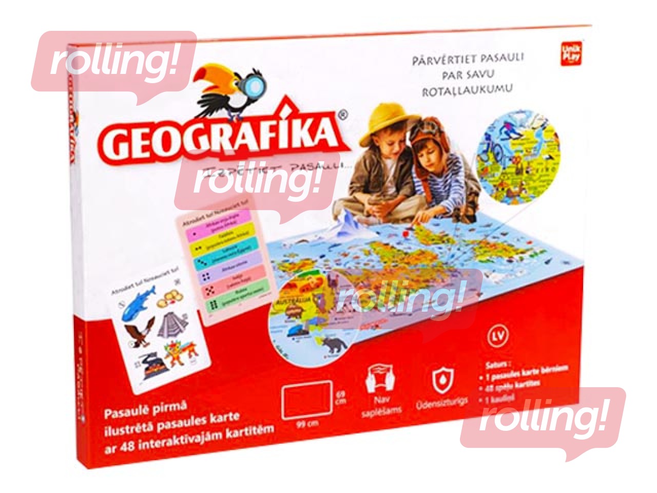 Spēle Geografika, izzini pasauli