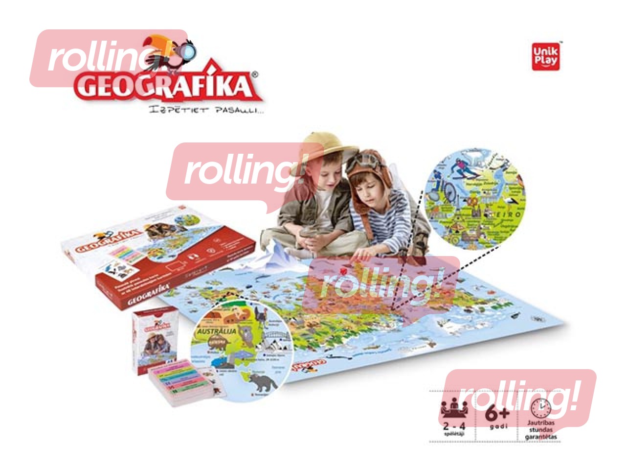 Spēle Geografika, izzini pasauli