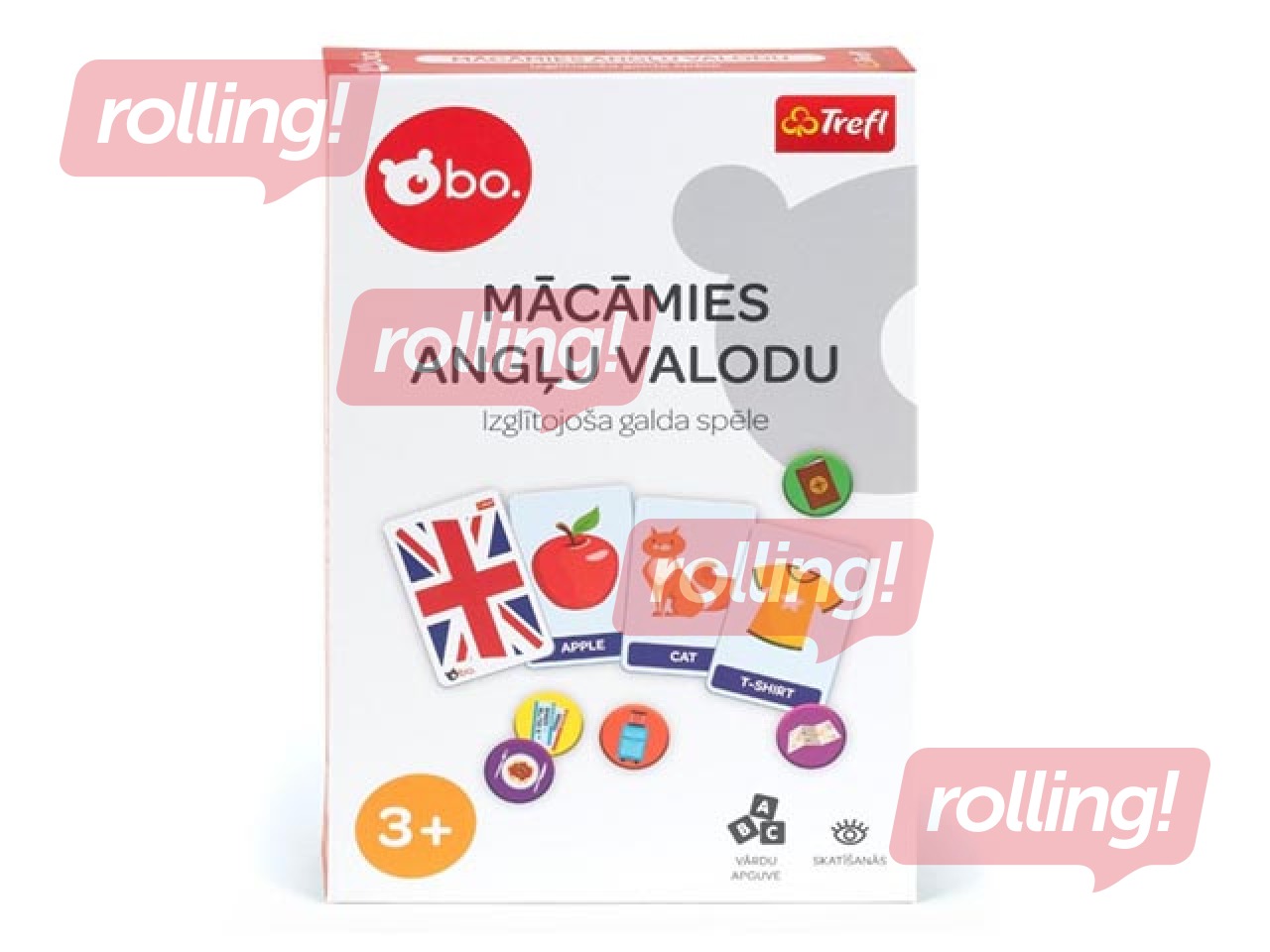 Galda spēle ''Mācāmies angļu valodu'', LV