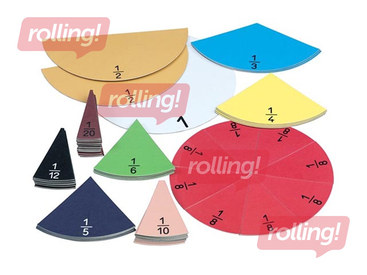 Magnētiskas daļskaitļu daļas Linex, 26cm Ø