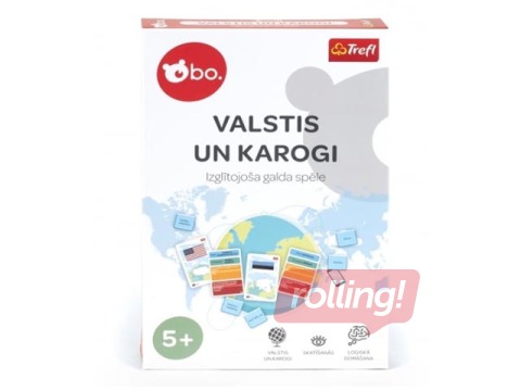 Board game ''Countries and flags'', LV