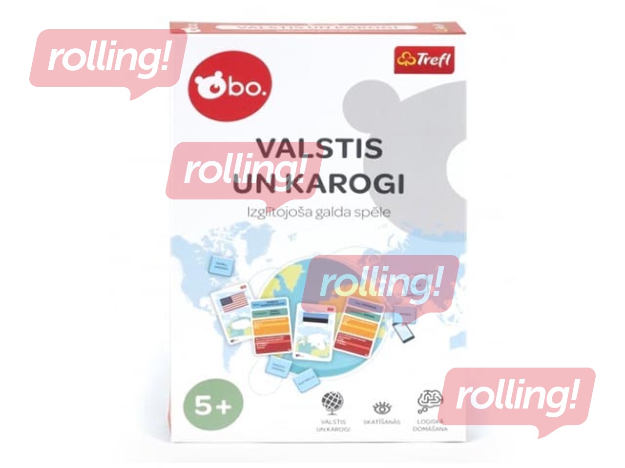 Board game ''Countries and flags'', LV