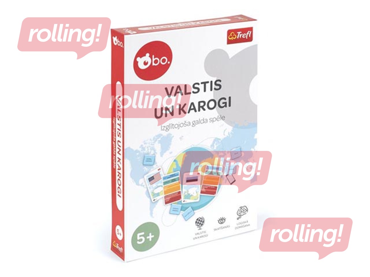 Board game ''Countries and flags'', LV