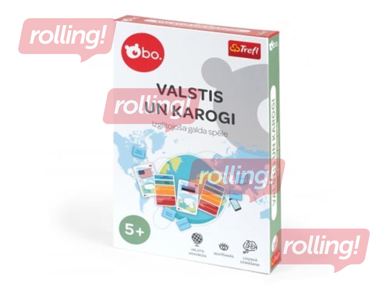 Board game ''Countries and flags'', LV