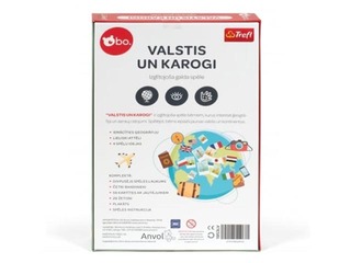 Galda spēle ''Valstis un karogi'', LV