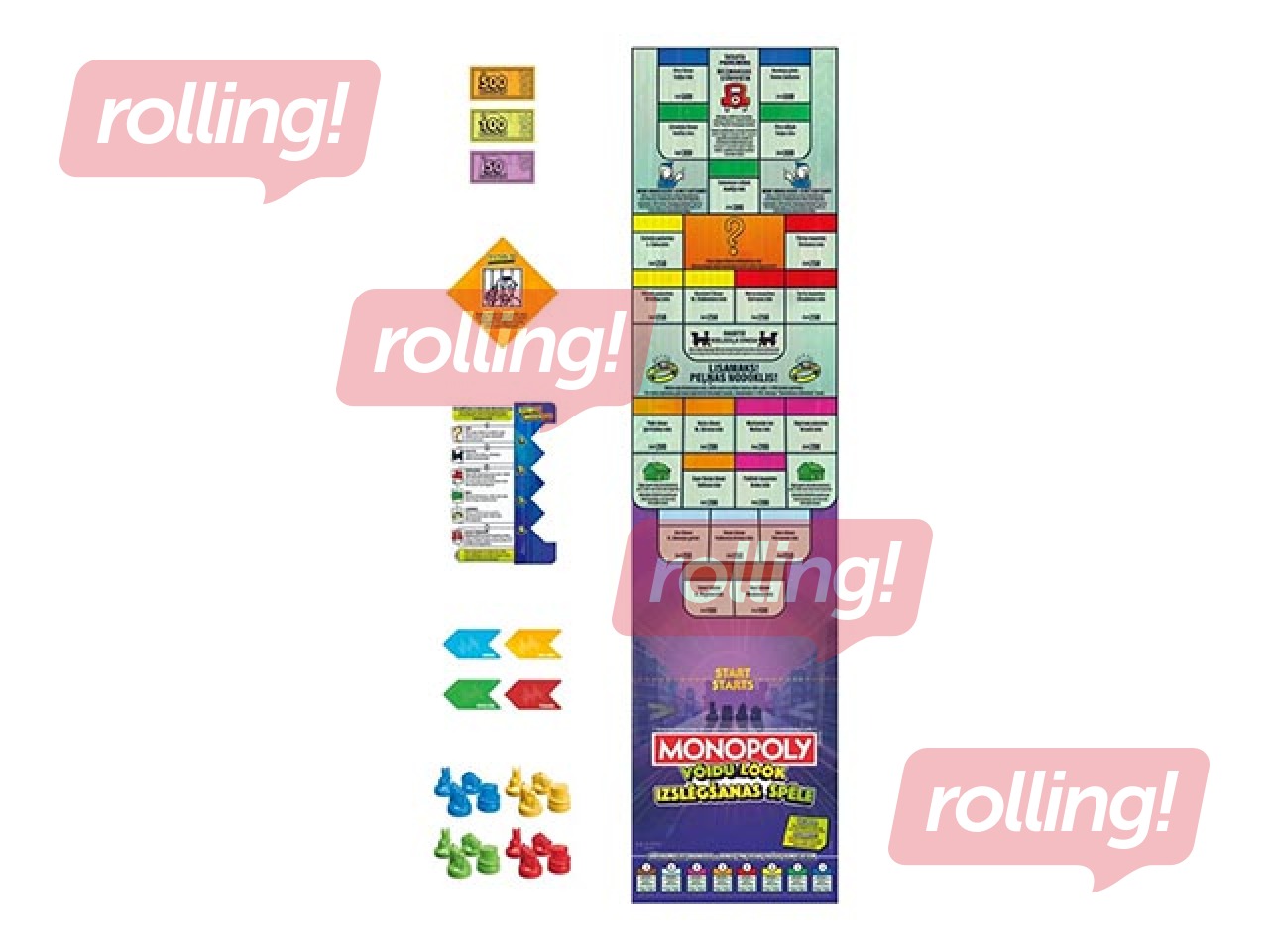 Board game Monopols Knockout