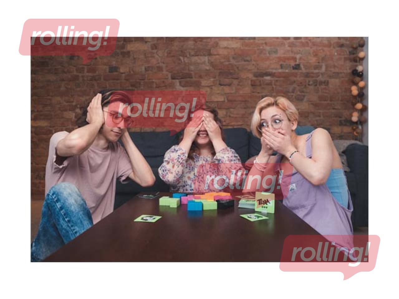 Игра TEAM3, розовая