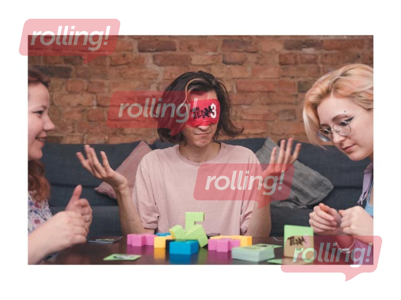 Игра TEAM3, розовая