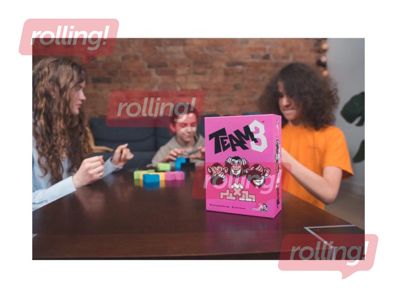 Игра TEAM3, розовая