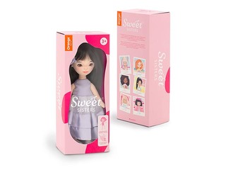 Кукла Sweet Sisters Лилу в фиолетовом платье, 32 cm