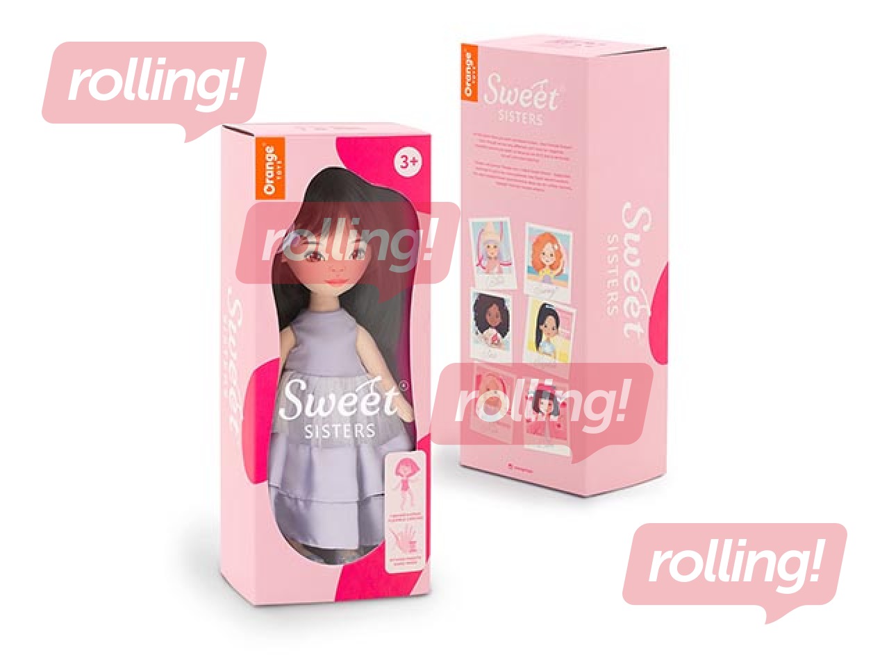 Кукла Sweet Sisters Лилу в фиолетовом платье, 32 cm