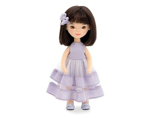 Sweet Sisters doll Lilu, in a purple dress, 32cm