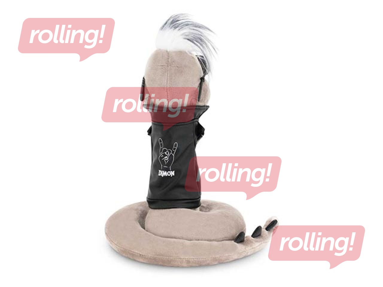 Soft Toy Orange Toys, Dimon the Snake, 25cm