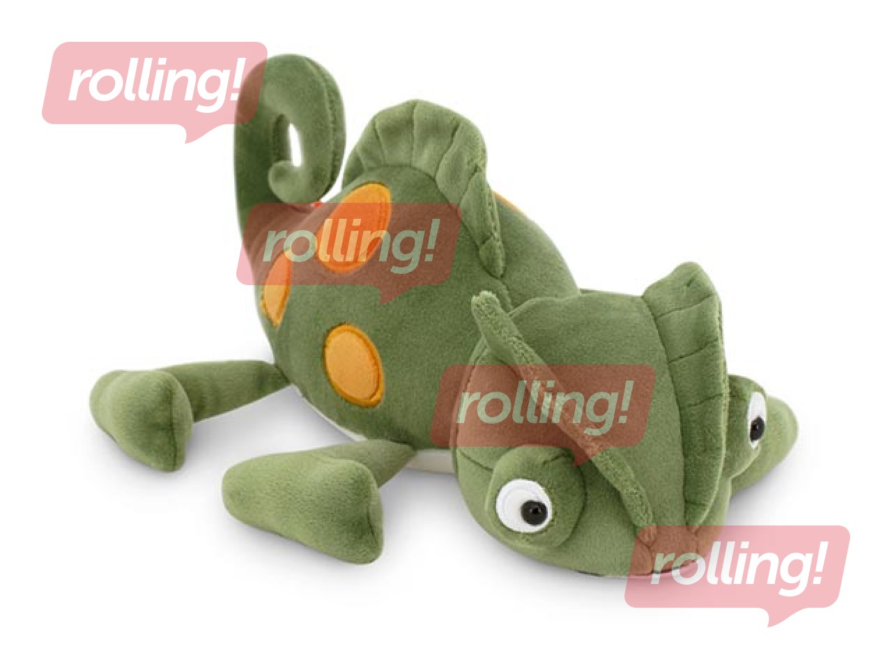 Mīkstā rotaļļieta Orange Toys, zaļais Hameleons, 30cm