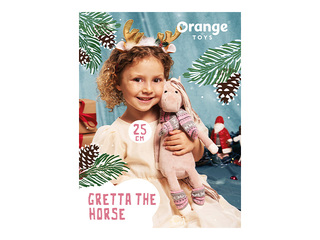 Мягкая игрушка Orange Toys, лошадка Гретта, 25 см