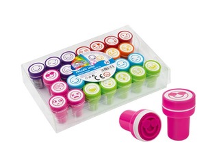 Dekoratiivsete templite komplekt Emotsioonid – naeratav, 26 tk.