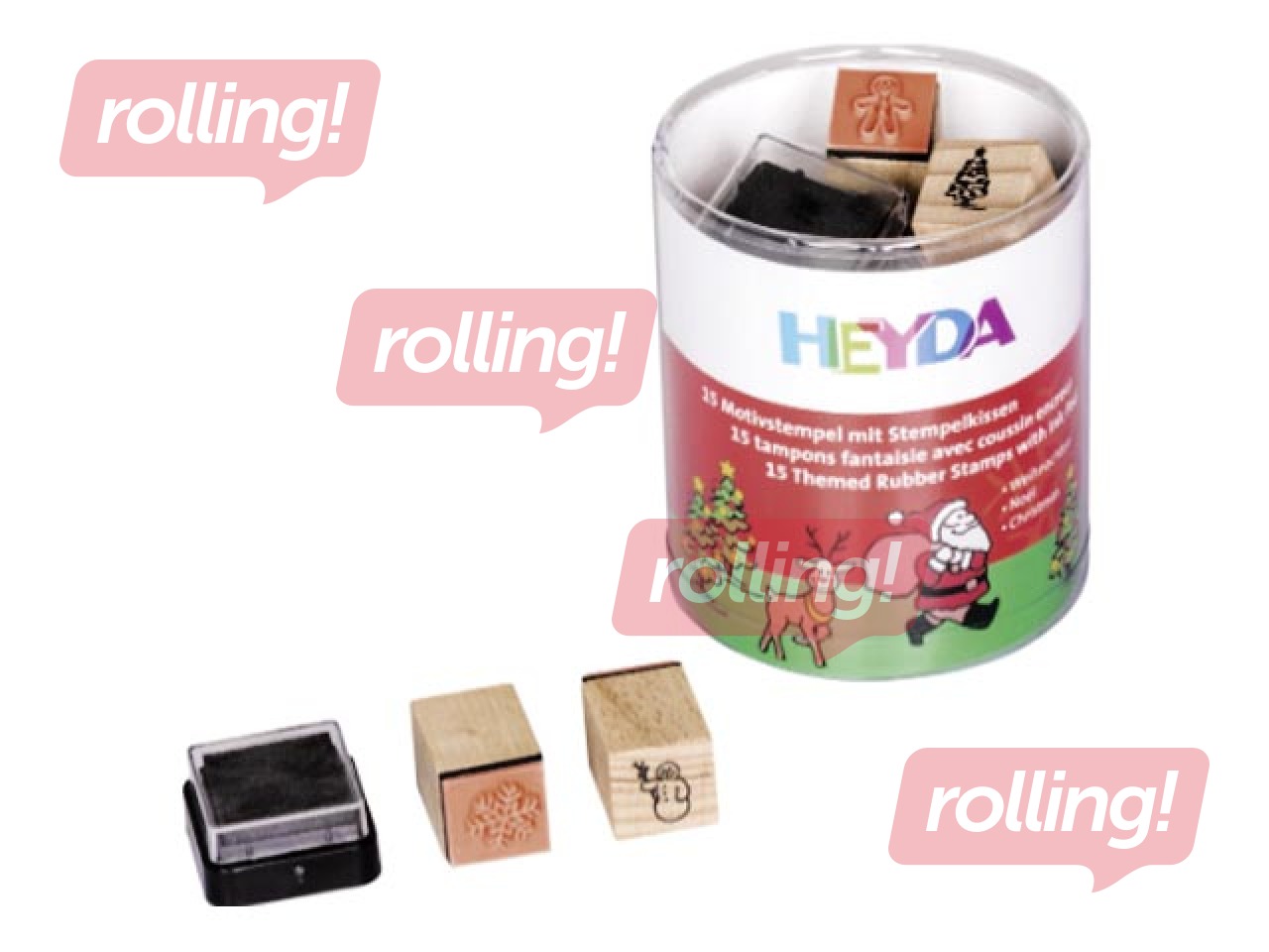 Dekoratiivsete templite komplekt, jõulud