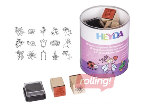 Decorative stamp set, Princesses and Fairies