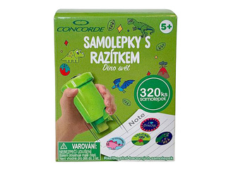 Dekoratiivne tempel - kleebiste komplekt, Dino