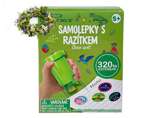 Dekoratīvā zīmoga - uzlīmju komplekts, Dino +Līgo dāvana!
