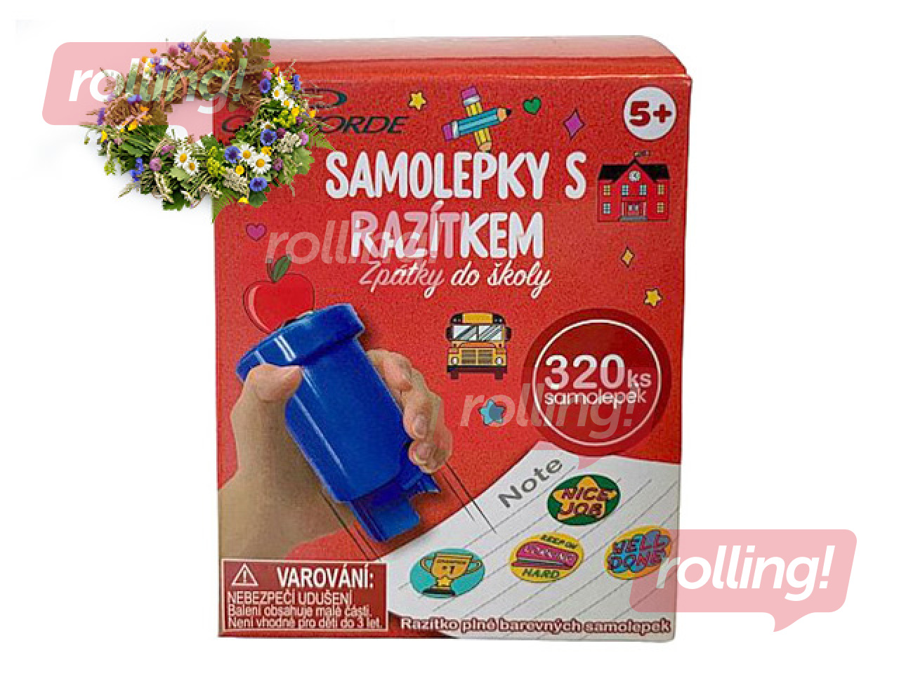 Dekoratīvā zīmoga - uzlīmju komplekts, School +Līgo dāvana!