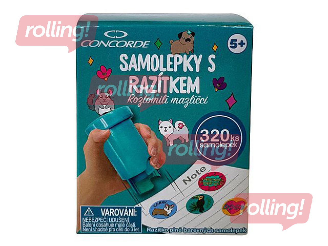 Dekoratīvā zīmoga - uzlīmju komplekts, Friends