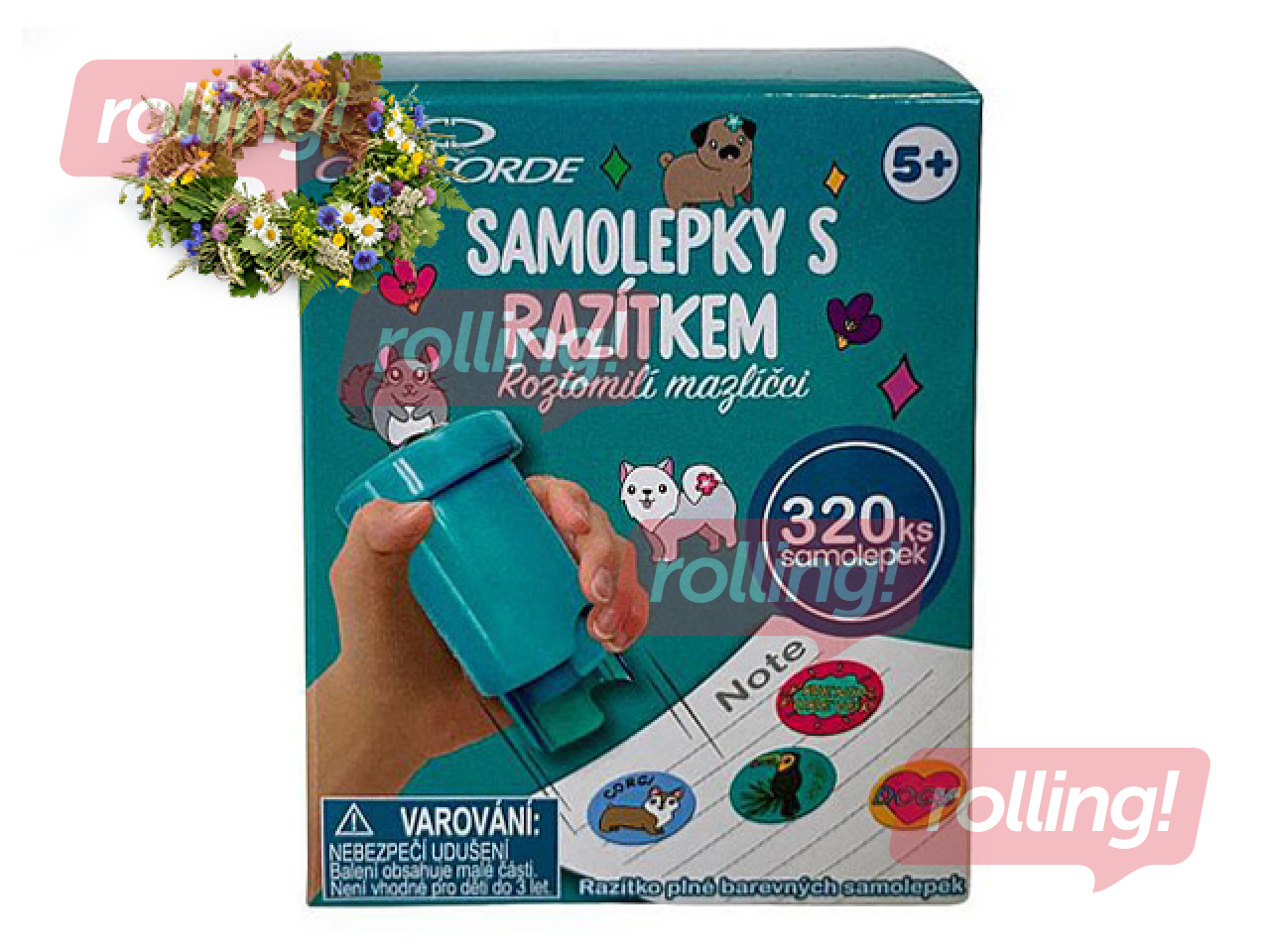 Dekoratīvā zīmoga - uzlīmju komplekts, Friends +Līgo dāvana!