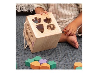 Attīstošā Milan koka rotaļlieta – Kubs Trusis
