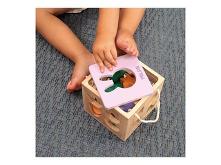 Развивающая деревянная игрушка Milan – Кубик Кролик.