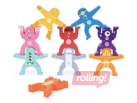 Развивающая деревянная игрушка Milan– Aliens Tower