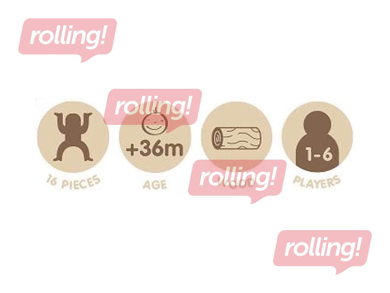 Развивающая деревянная игрушка Milan– Aliens Tower