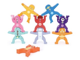 Wooden educational toy Milan – Aliens Tower