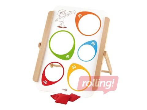 Pupiņu maisu mešanas spēle Viga