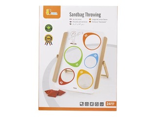 Pupiņu maisu mešanas spēle Viga