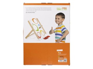Wooden frame for bean bag toss Viga