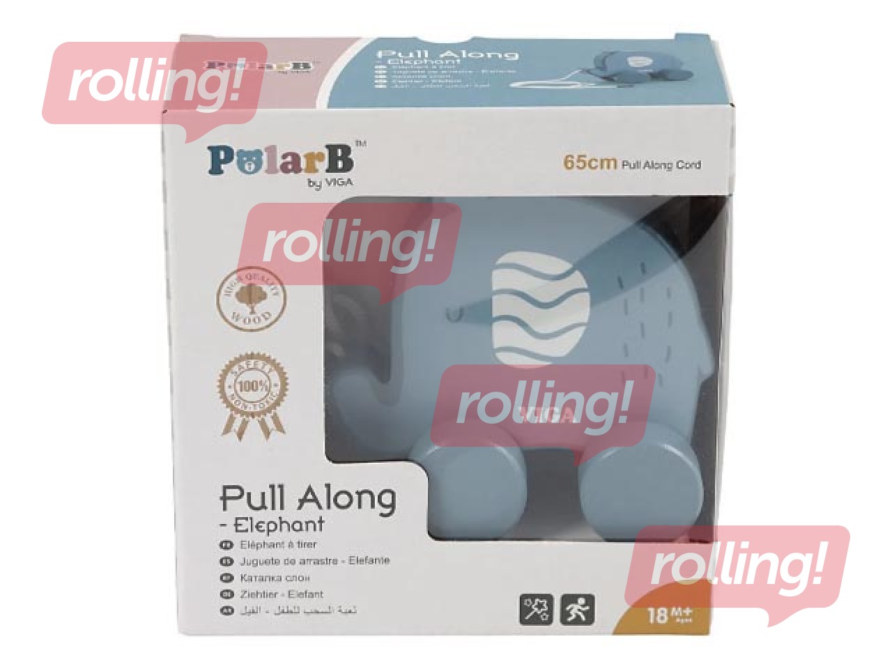 Pull along Elephant Viga