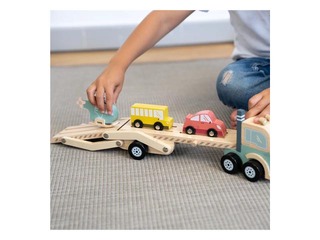 Attīstošā koka rotaļlieta Milan, Wheels on the road