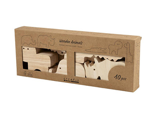 Koka figūras Wooden Animals - Safari +Līgo dāvana!