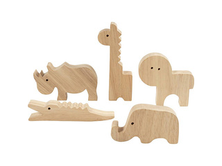 Wooden Animals figures - Safari