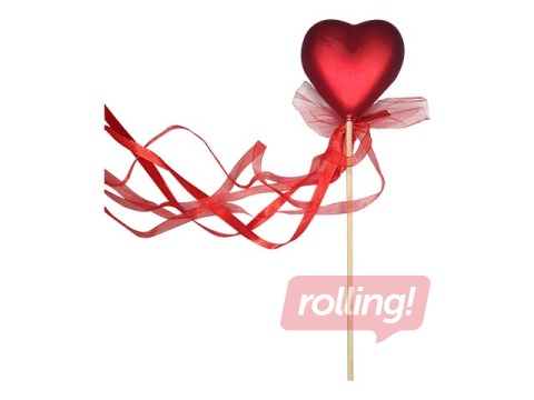 Dekoratīva sirds uz kātiņa, H55