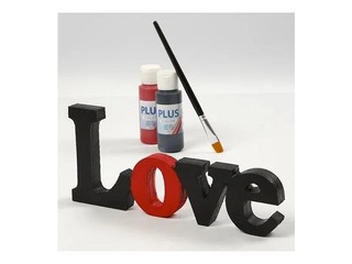 Koka dekors Love, 1 gab.