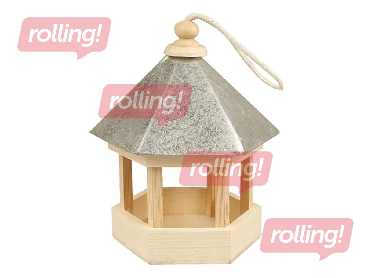 Putnu barotava ar cinka jumtu