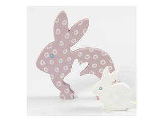 Wooden bunnies, two in one