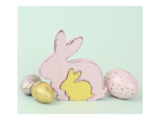 Wooden bunnies, two in one