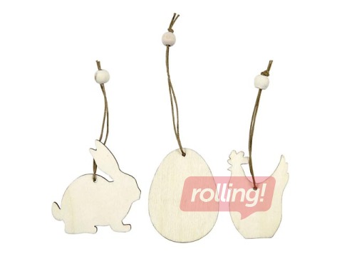 Koka Lieldienu dekori, 9 gab.