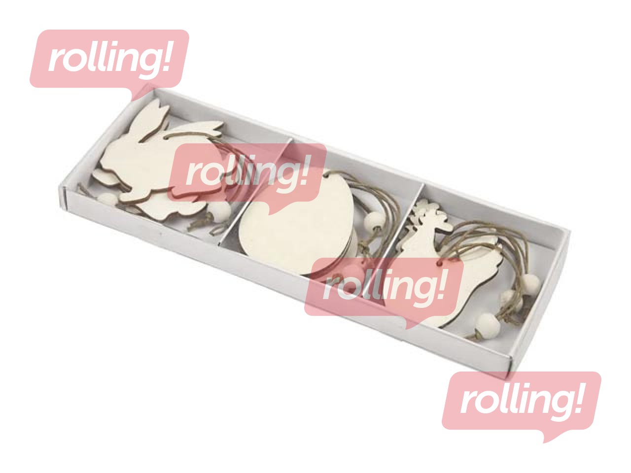 Koka Lieldienu dekori, 9 gab.