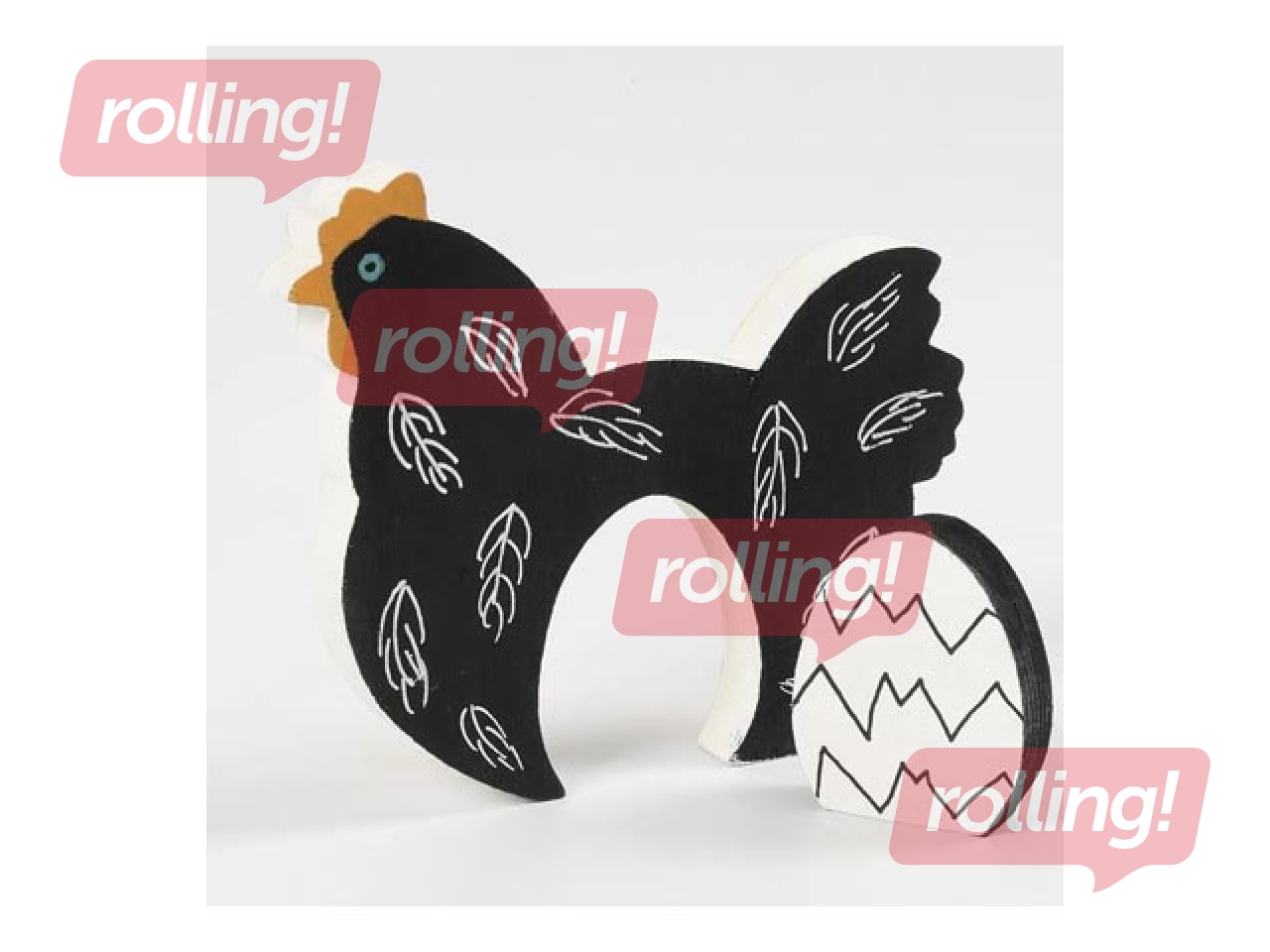 Wooden figure, two in one