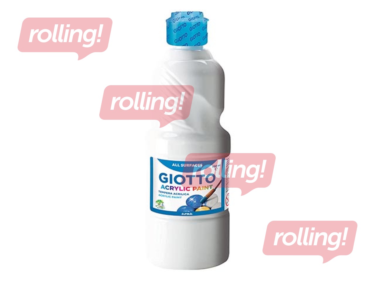 Akrila krāsa Giotto, 500ml, balta 